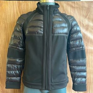 NWT KARL LAGERFELD PARIS MENS PUFFER COAT JACKET BLACK SIZE S